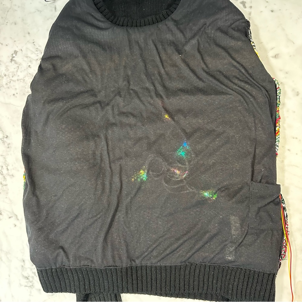 LOVE BY DESIGN Sweater Light Up Christmas Tree Black Green size Large - Picture 5 of 13